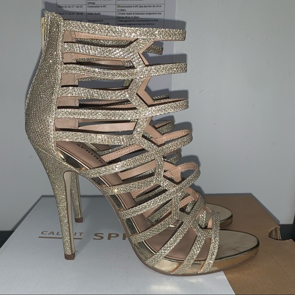 Call It Spring Astausien Heeled Sandals - Picture 2 of 4